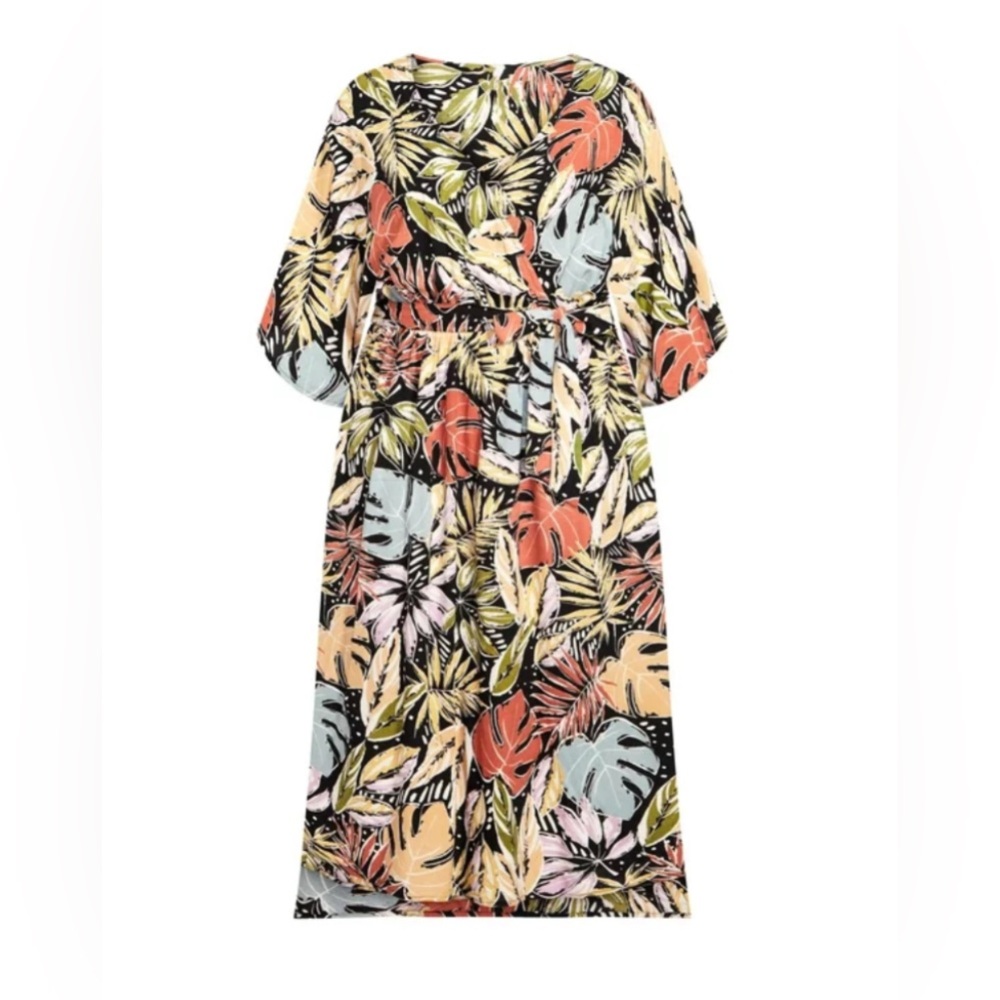 Loralette By City Chic Dotty Palm Day Date Printed Maxi Dress SKU0082 - Picture 4 of 15